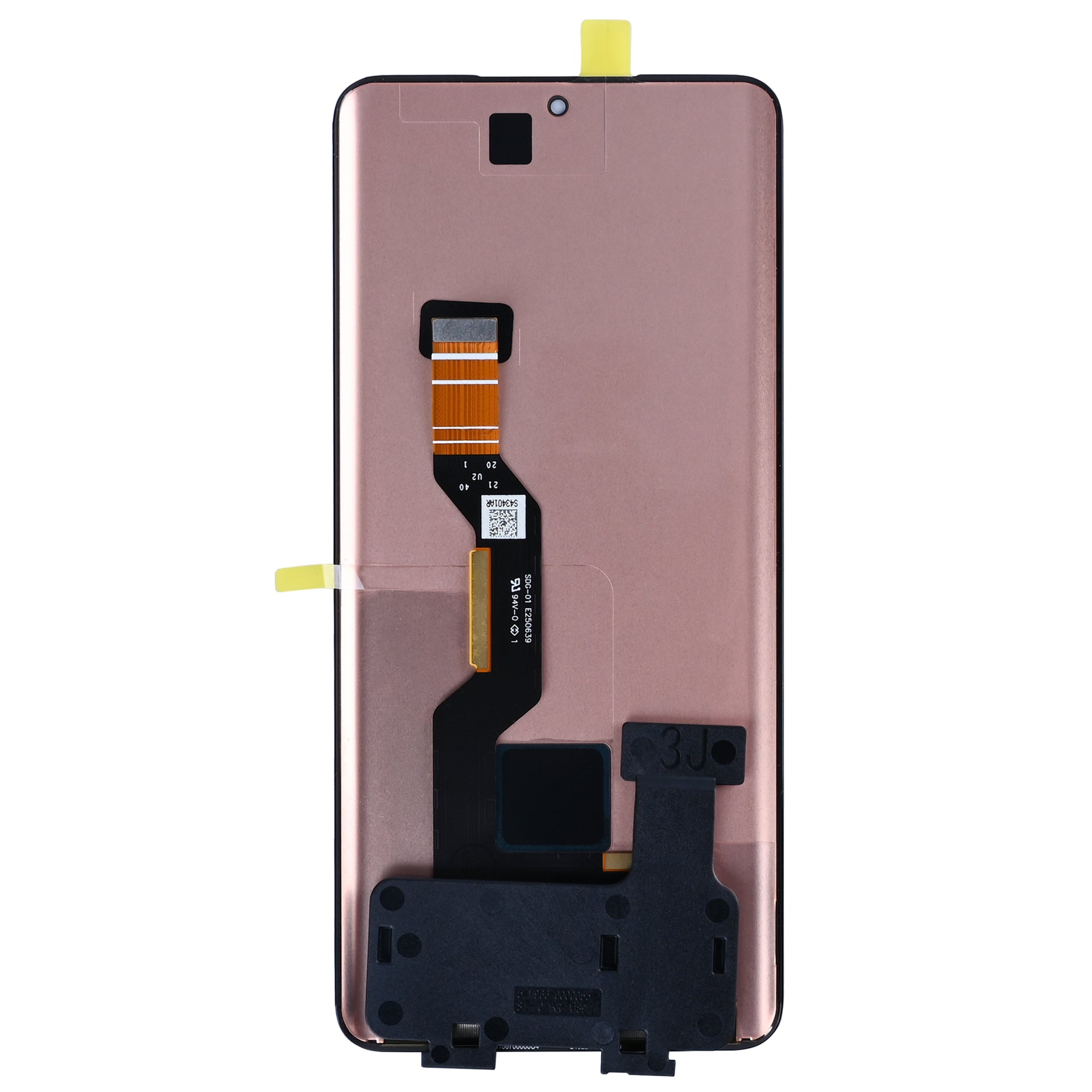 Motorola Edge 50 Ultra Display And Digitizer Without Frame Black OEM