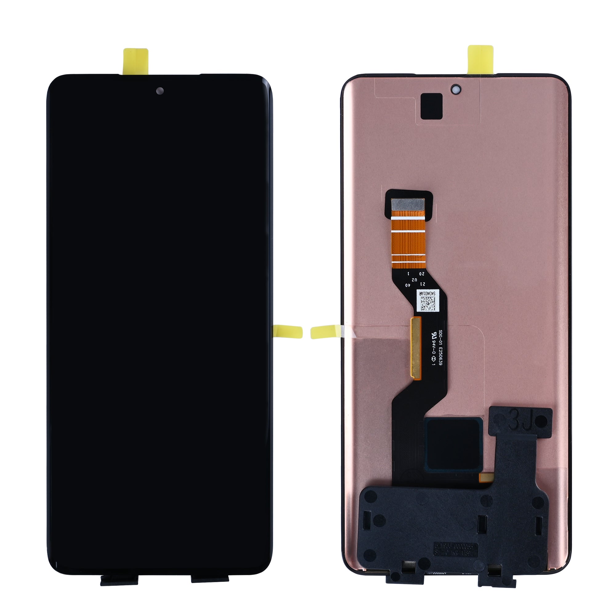 Motorola Edge 50 Ultra Display And Digitizer Without Frame Black OEM