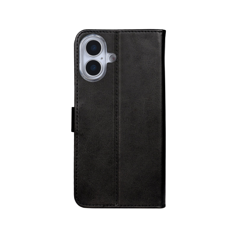 Rixus Bookcase For iPhone 17 Black