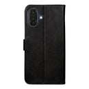 Rixus Bookcase For Samsung Galaxy A07 Black