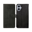 Rixus Bookcase For iPhone 17 Black