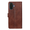 Rixus Bookcase For Samsung Galaxy A07 Brown