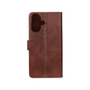 Rixus Bookcase For Samsung Galaxy A07 Brown