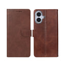 Rixus Bookcase For Apple iPhone 17 Brown