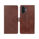 Rixus Bookcase For Samsung Galaxy A07 Brown