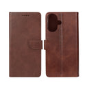 Rixus Bookcase For Samsung Galaxy A07 Brown