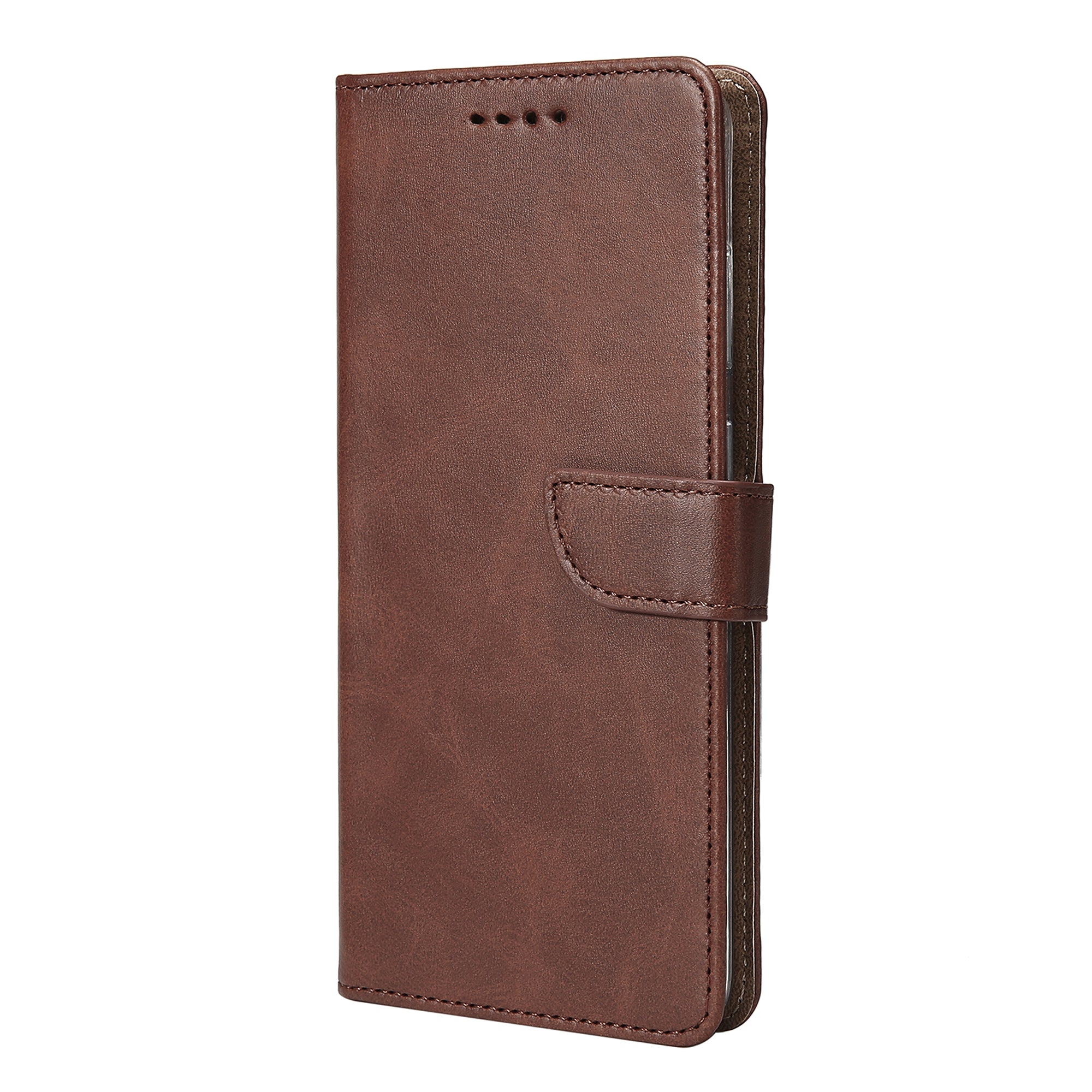 Rixus Bookcase For Apple iPhone 17 Brown