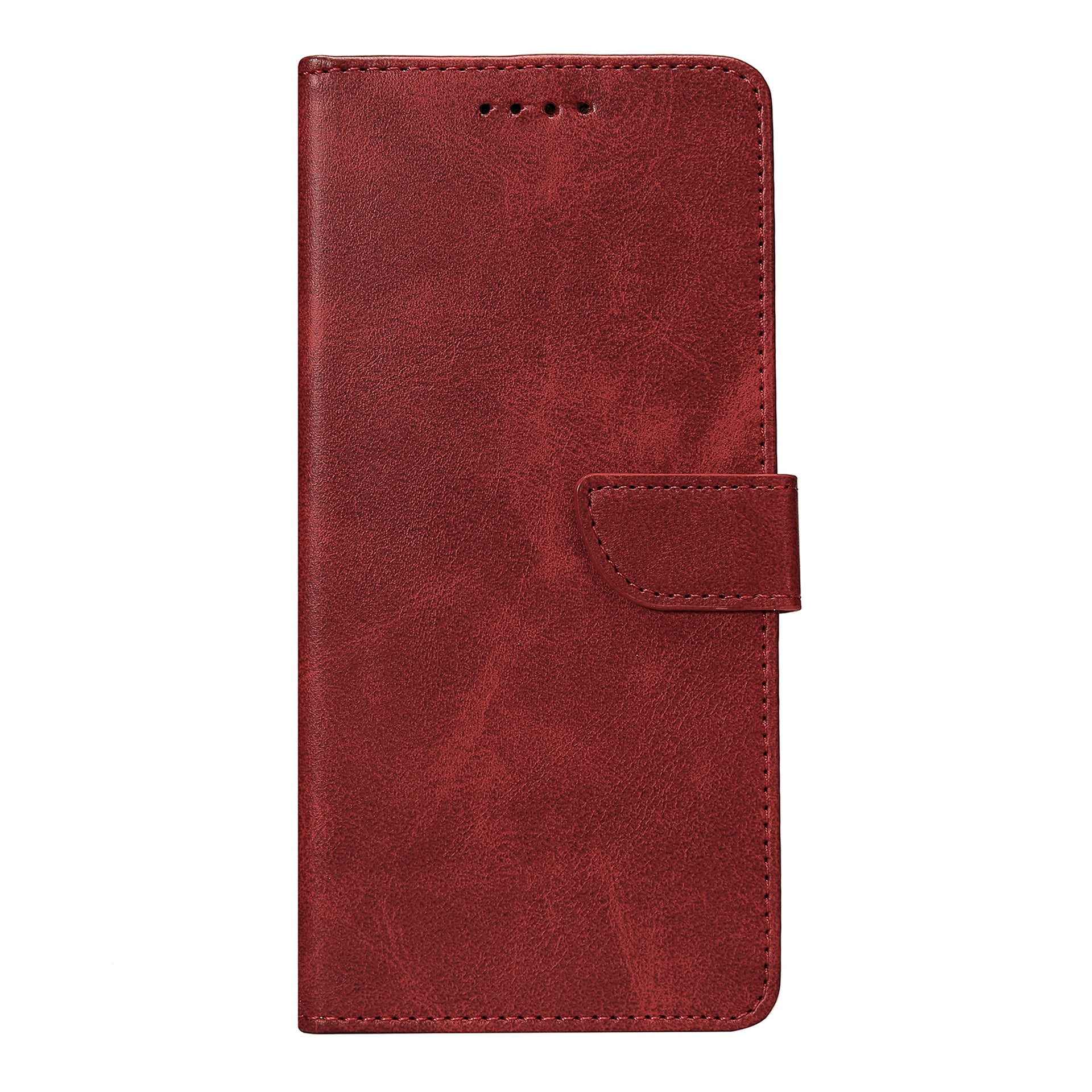 Rixus Bookcase For Apple iPhone 17 Dark Red