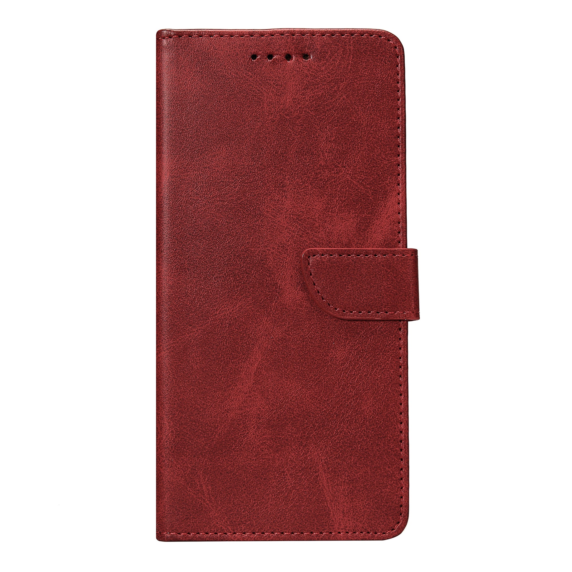 Rixus Bookcase For Apple iPhone 17 Dark Red
