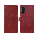 Rixus Bookcase For Samsung Galaxy A07 Dark Red