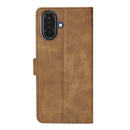 Rixus Bookcase For Samsung Galaxy A07 Light Brown