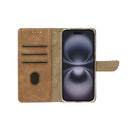 Rixus Bookcase For Apple iPhone 17 Light Brown