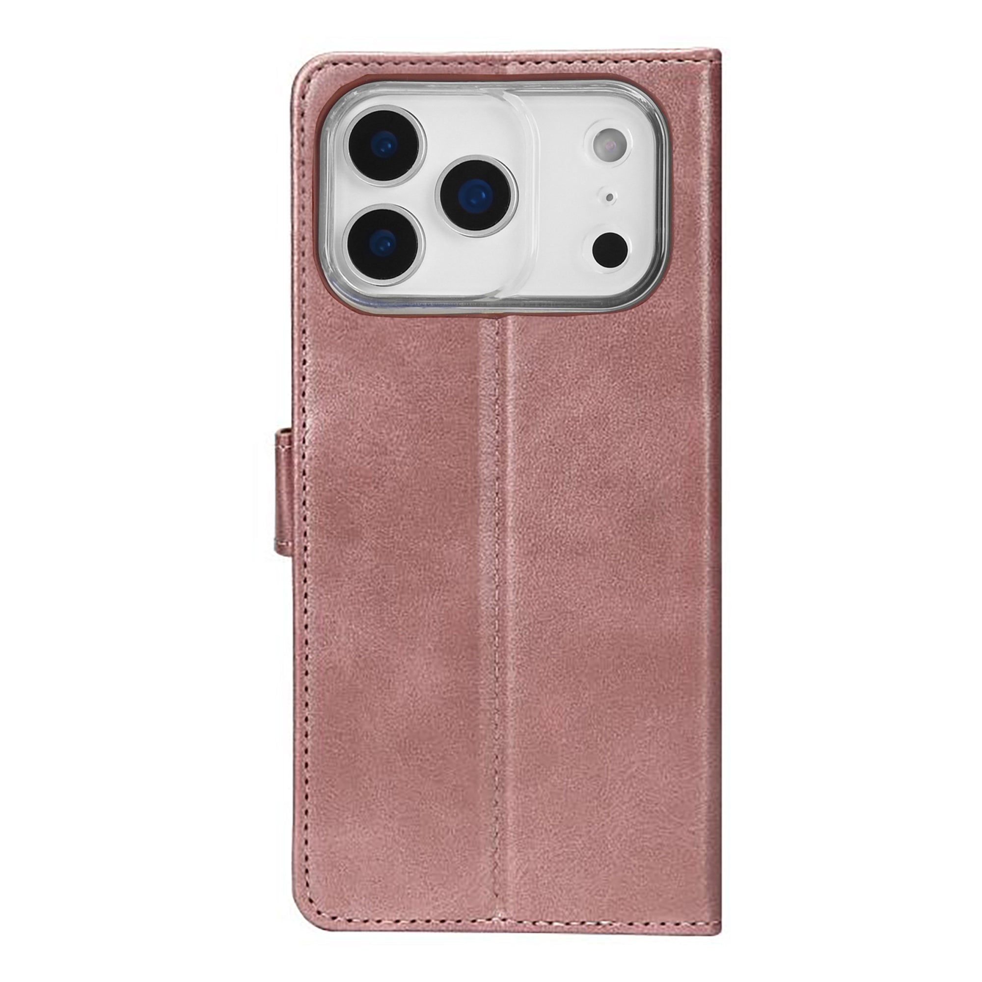 Rixus Bookcase For Apple iPhone 17 Pro Pink
