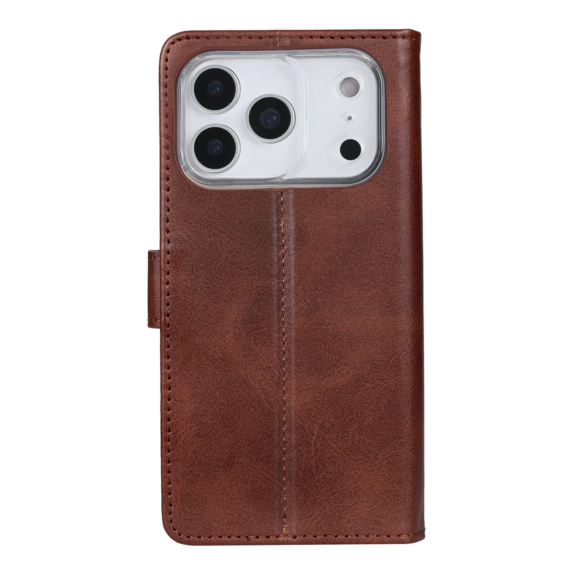 Rixus Bookcase For Apple iPhone 17 Pro Brown