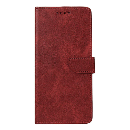 Rixus Bookcase For Apple iPhone 17 Pro Dark Red