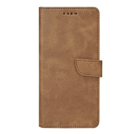 Rixus Bookcase For Apple iPhone 17 Pro Light Brown