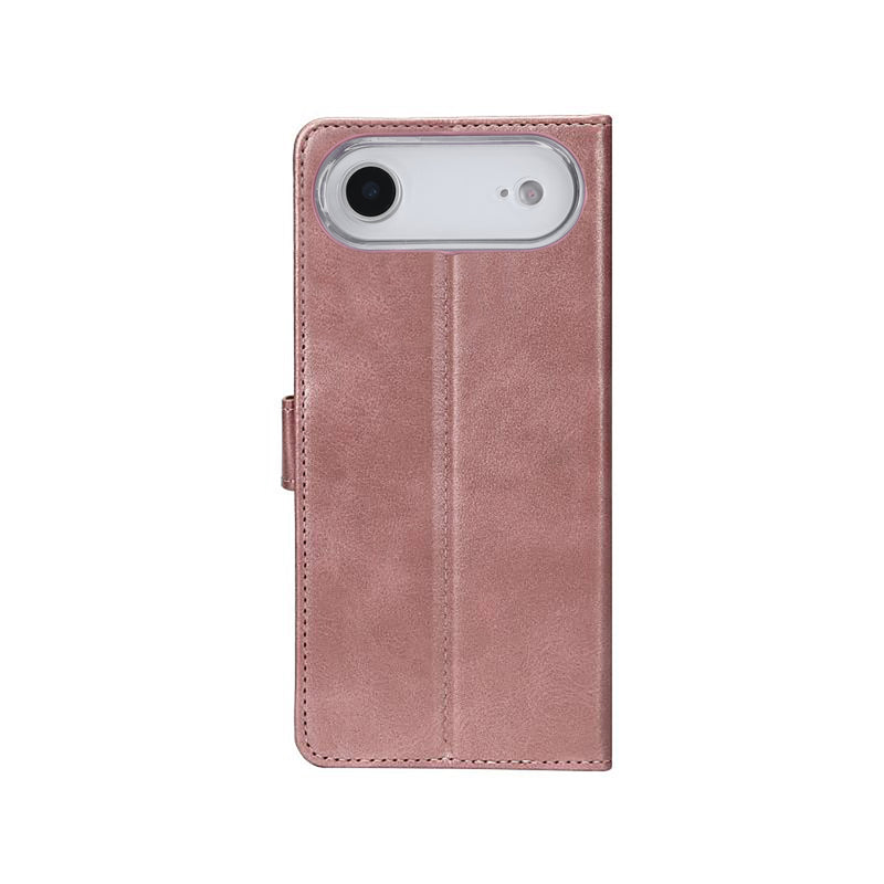 Rixus Bookcase For iPhone 17 Air Pink