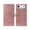 Rixus Bookcase For iPhone 17 Air Pink