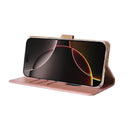 Rixus Bookcase For iPhone 17 Air Pink