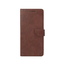 Rixus Bookcase For iPhone 17 Air Brown