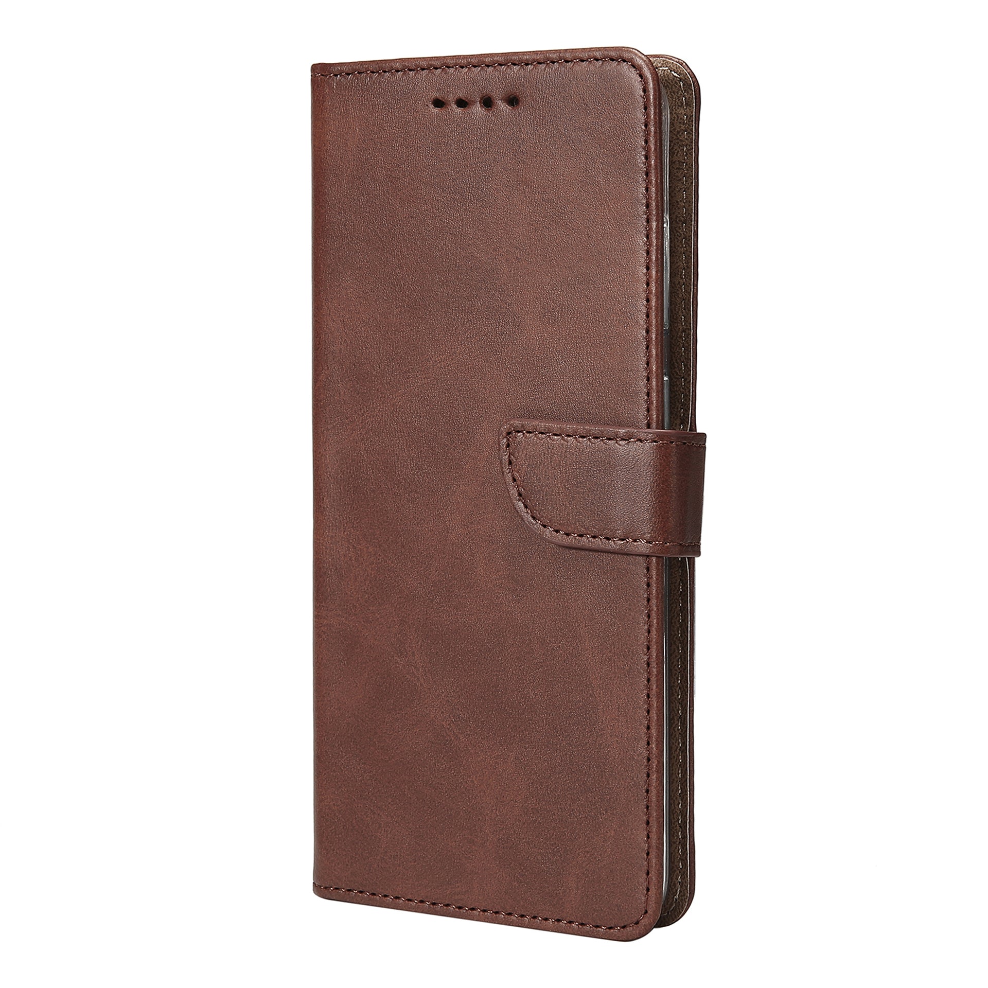 Rixus Bookcase For Apple iPhone 17 Air Brown