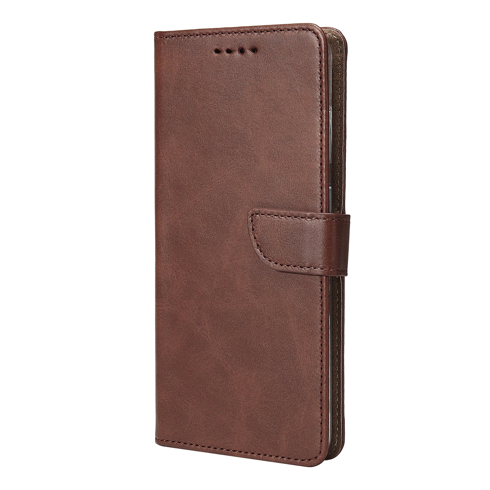 Rixus Bookcase For Apple iPhone 17 Air Brown