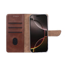 Rixus Bookcase For iPhone 17 Air Brown