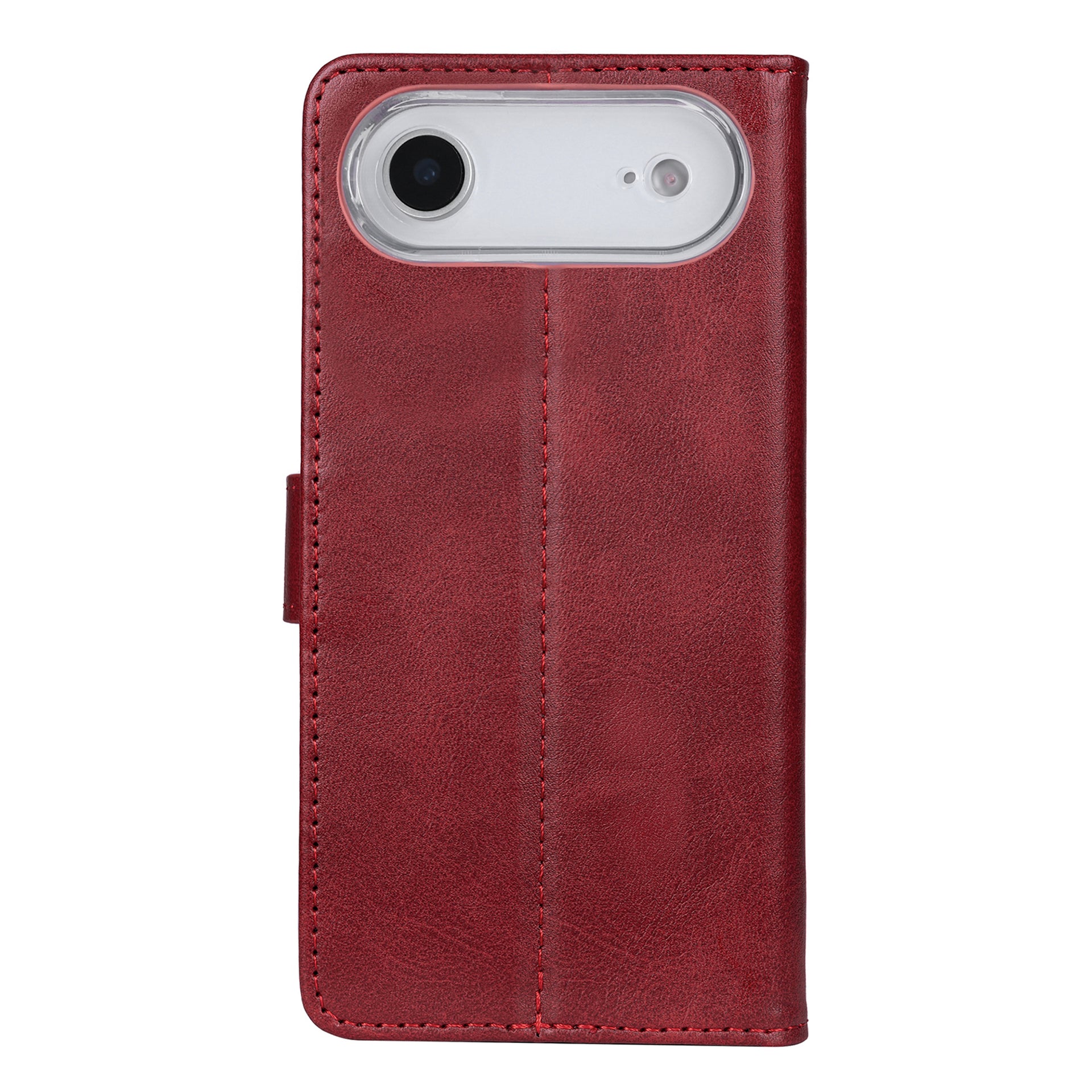 Rixus Bookcase For Apple iPhone 17 Air Dark Red