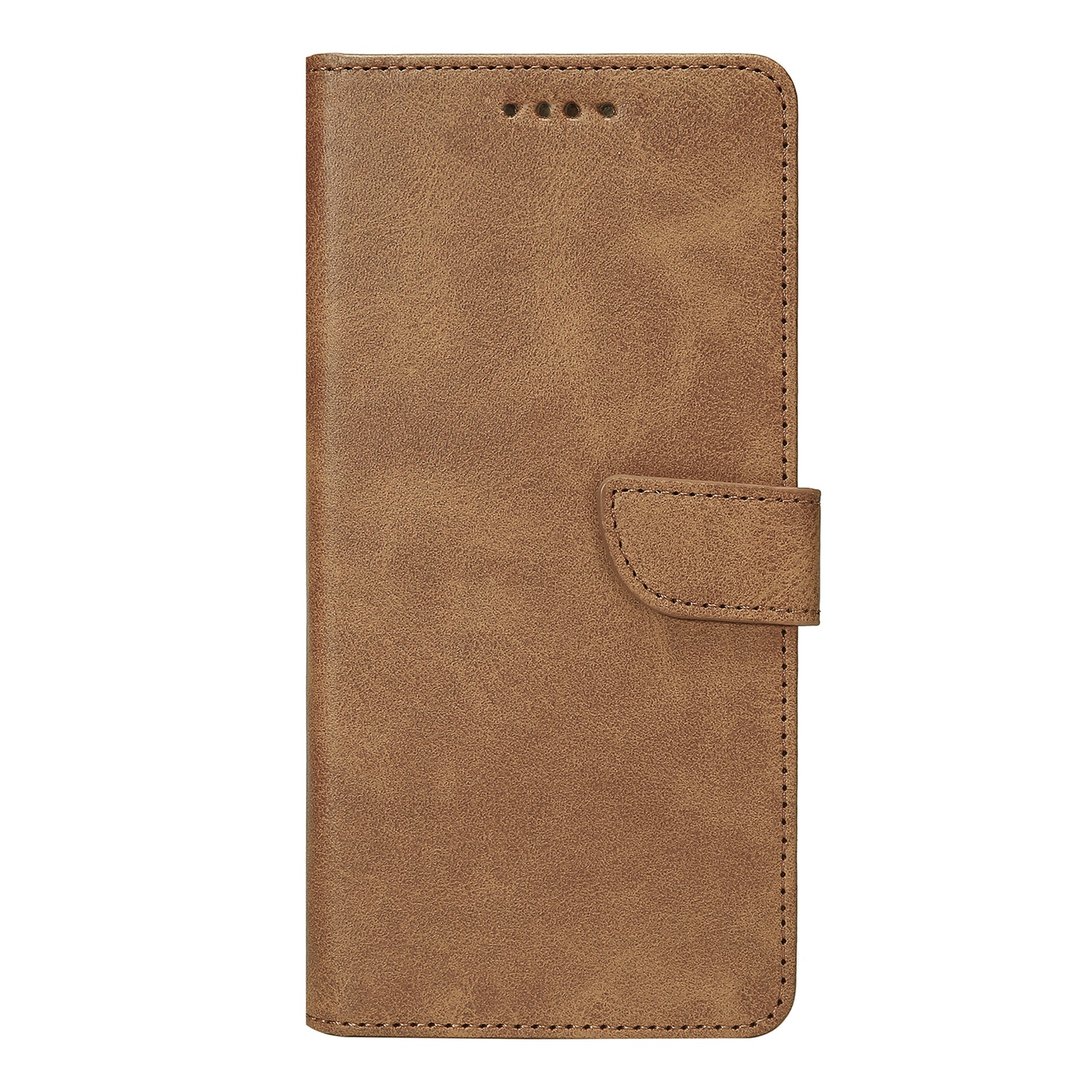 Rixus Bookcase For Apple iPhone 17 Air Light Brown