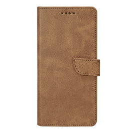 Rixus Bookcase For Apple iPhone 17 Air Light Brown