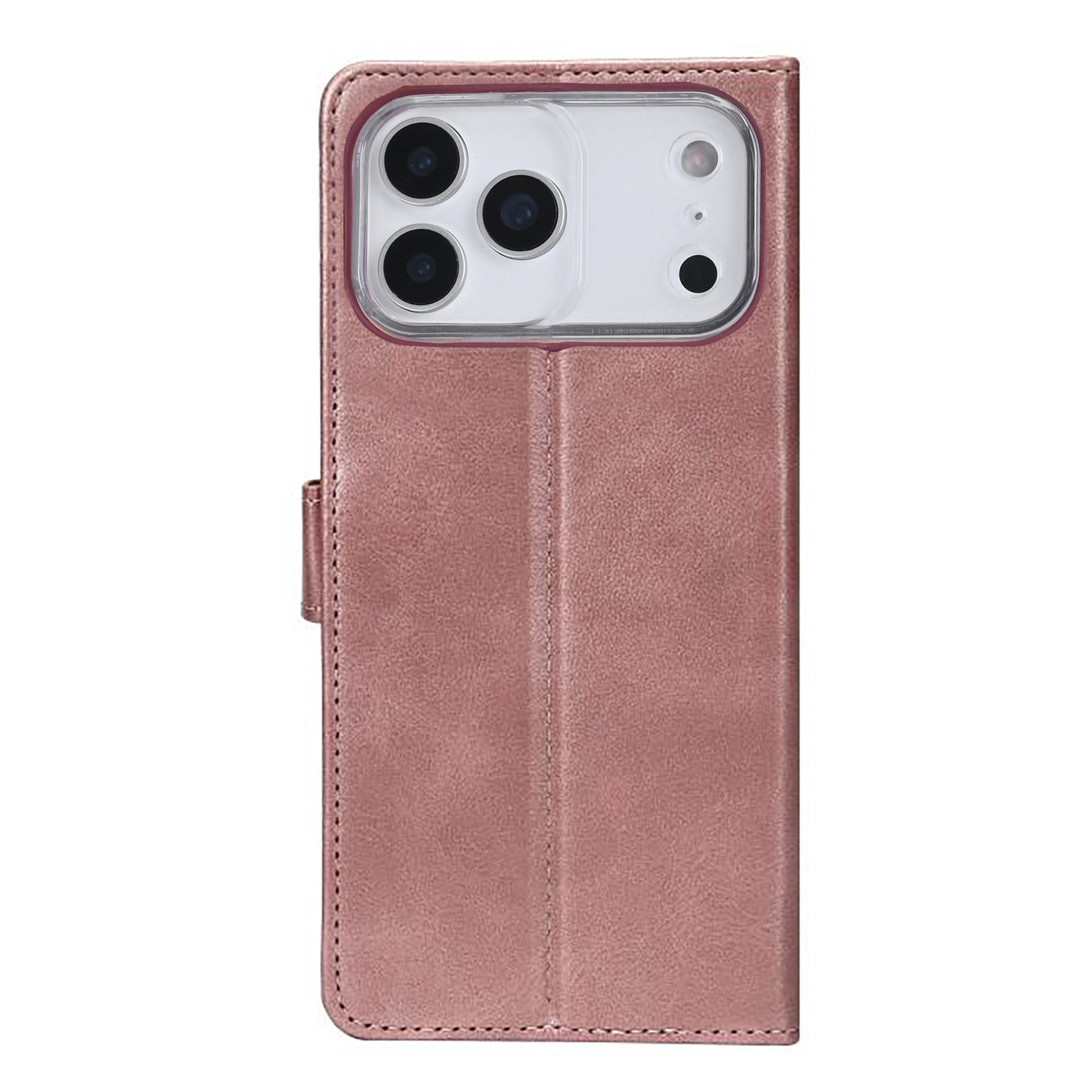 Rixus Bookcase For Apple iPhone 17 Pro Max Pink