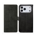 Rixus Bookcase For Apple iPhone 17 Pro Max Black