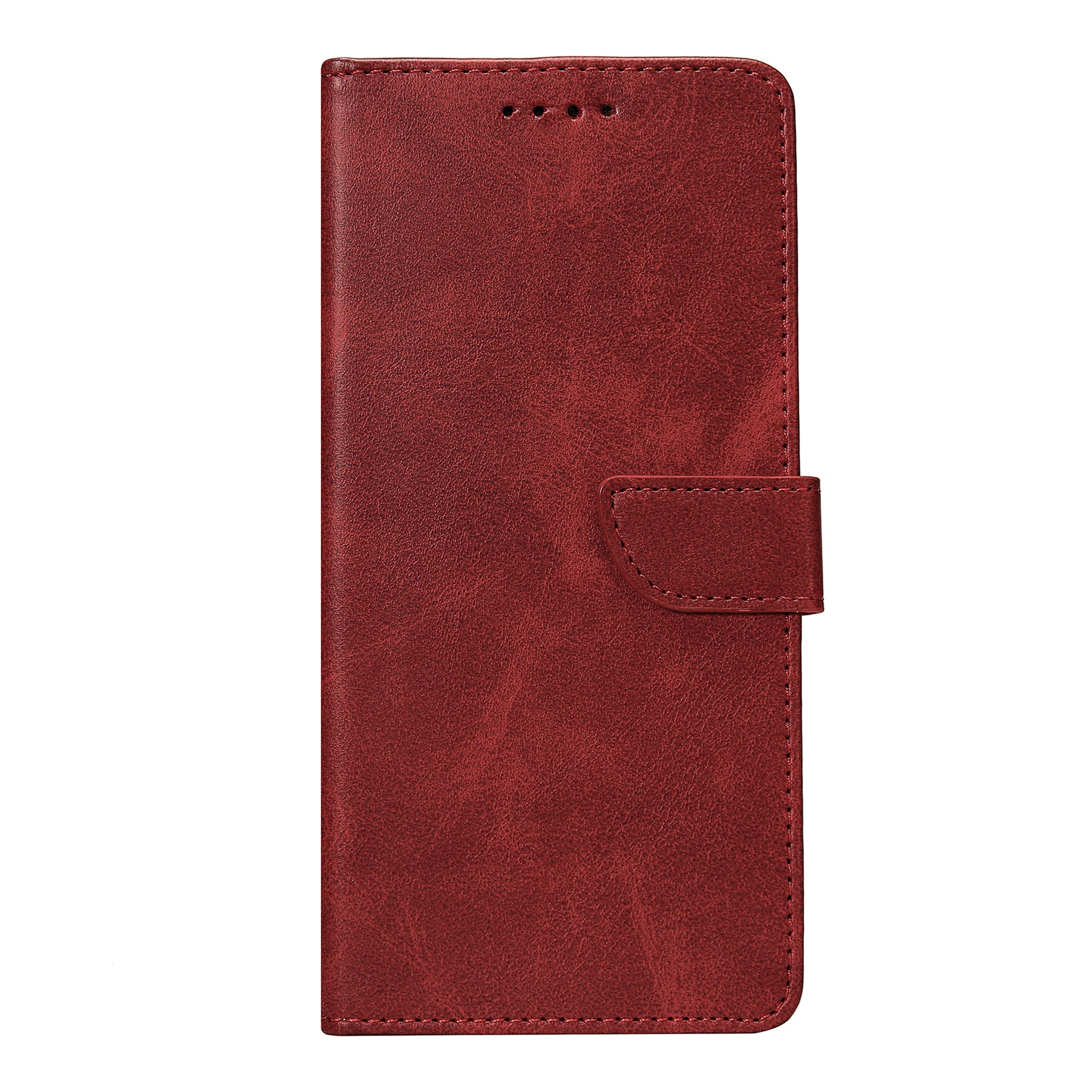 Rixus Bookcase For Apple iPhone 17 Pro Max Dark Red