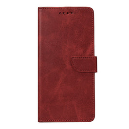 Rixus Bookcase For Apple iPhone 17 Pro Max Dark Red