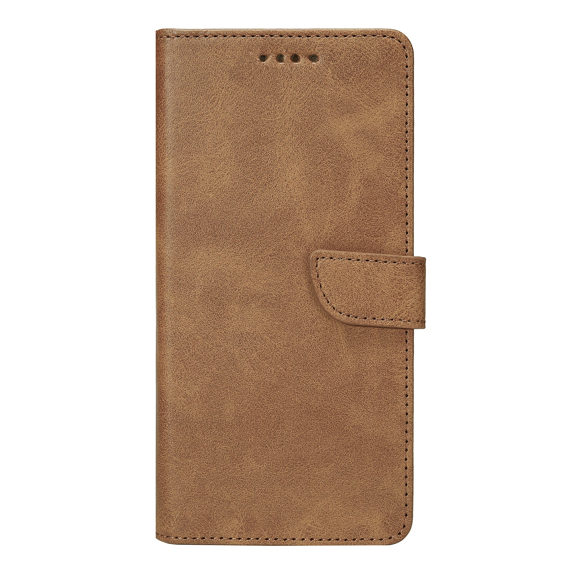 Rixus Bookcase For Apple iPhone 17 Pro Max Light Brown