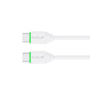 Rixus RXUC13C Fast Charging Cable USB-C To USB-C 30cm White