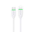 Rixus RXUC13L Fast Charging Cable USB-C To Lightning 30CM White