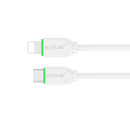 Rixus RXUC13L Fast Charging Cable USB-C To Lightning 30cm White