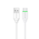 Rixus RXUC13AC Charging Cable USB-A To USB-C 30cm White
