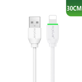 Rixus RXUC13AL Charging Cable USB-A To Lightning Connector 30cm White