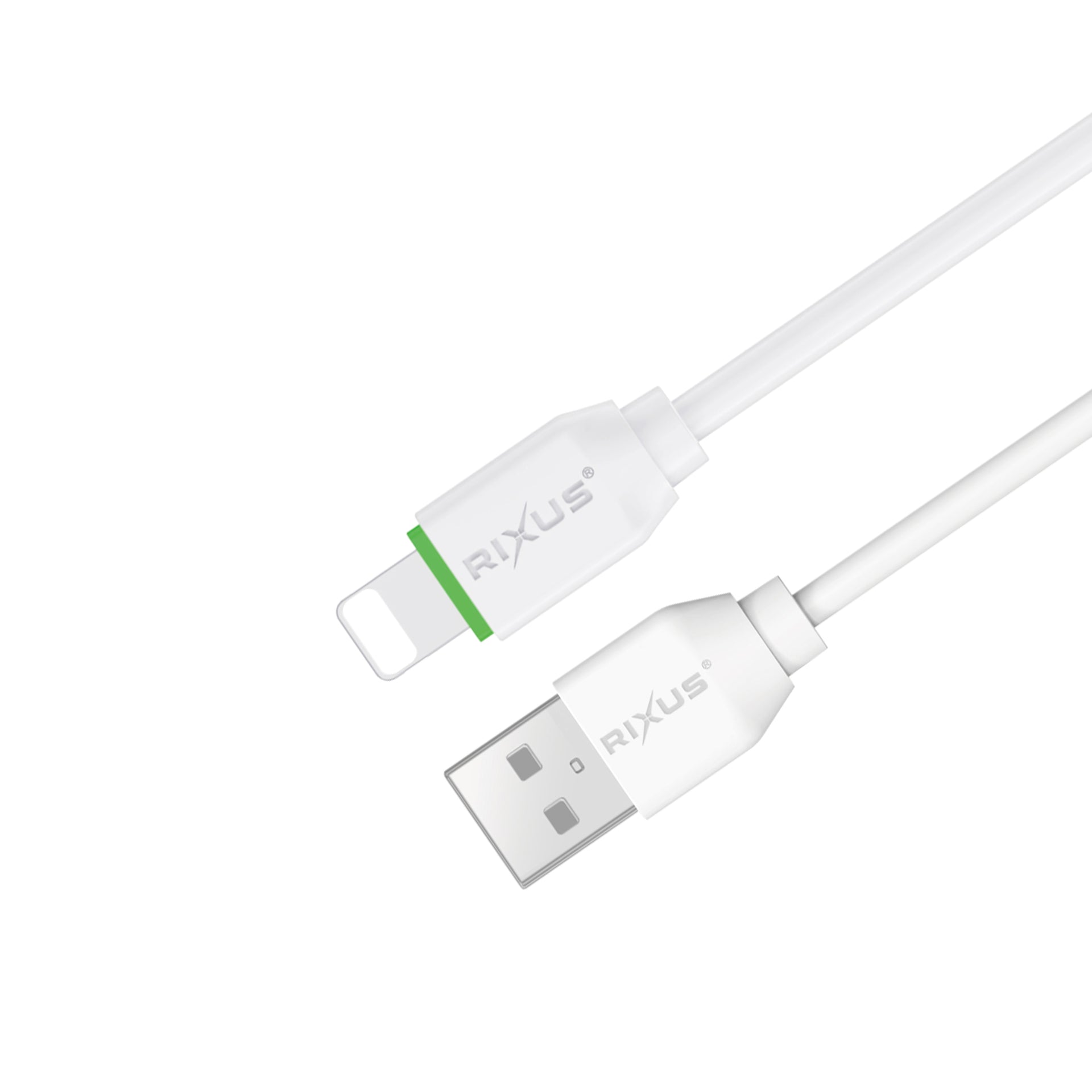 Rixus RXUC13AL Charging Cable USB-A To Lightning Connector 30cm White