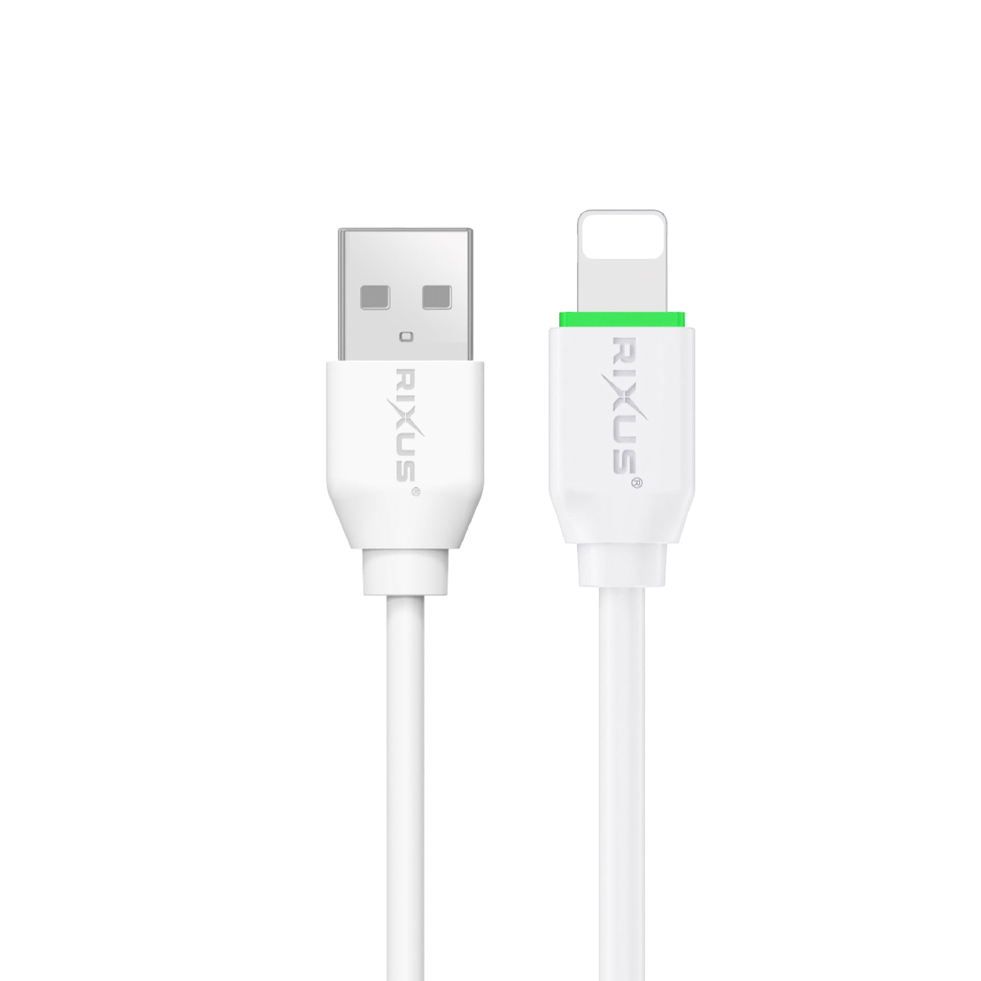 Rixus RXUC13AL Charging Cable USB-A To Lightning Connector 30cm White