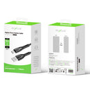 Rixus RXUC39AC Charging Cable USB-A To USB-C Braided Nylon 300CM Black