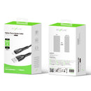 Rixus RXUC39AL Charging Cable USB-A To Lightning Nylon 3m Black