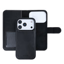 Rixus Duo Magnetic Detachable Wallet For Apple iPhone 17 Pro Black