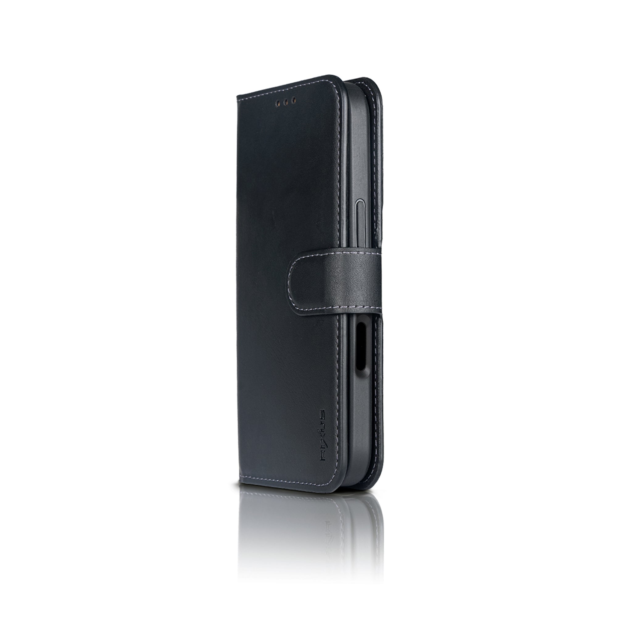 Rixus Duo Magnetic Detachable Wallet For Apple iPhone 17 Pro Black