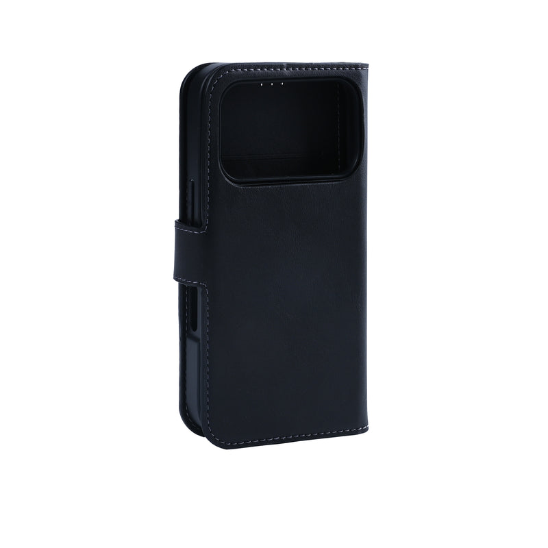 Rixus Duo Magnetic Detachable Wallet For iPhone 17 Pro Max Black