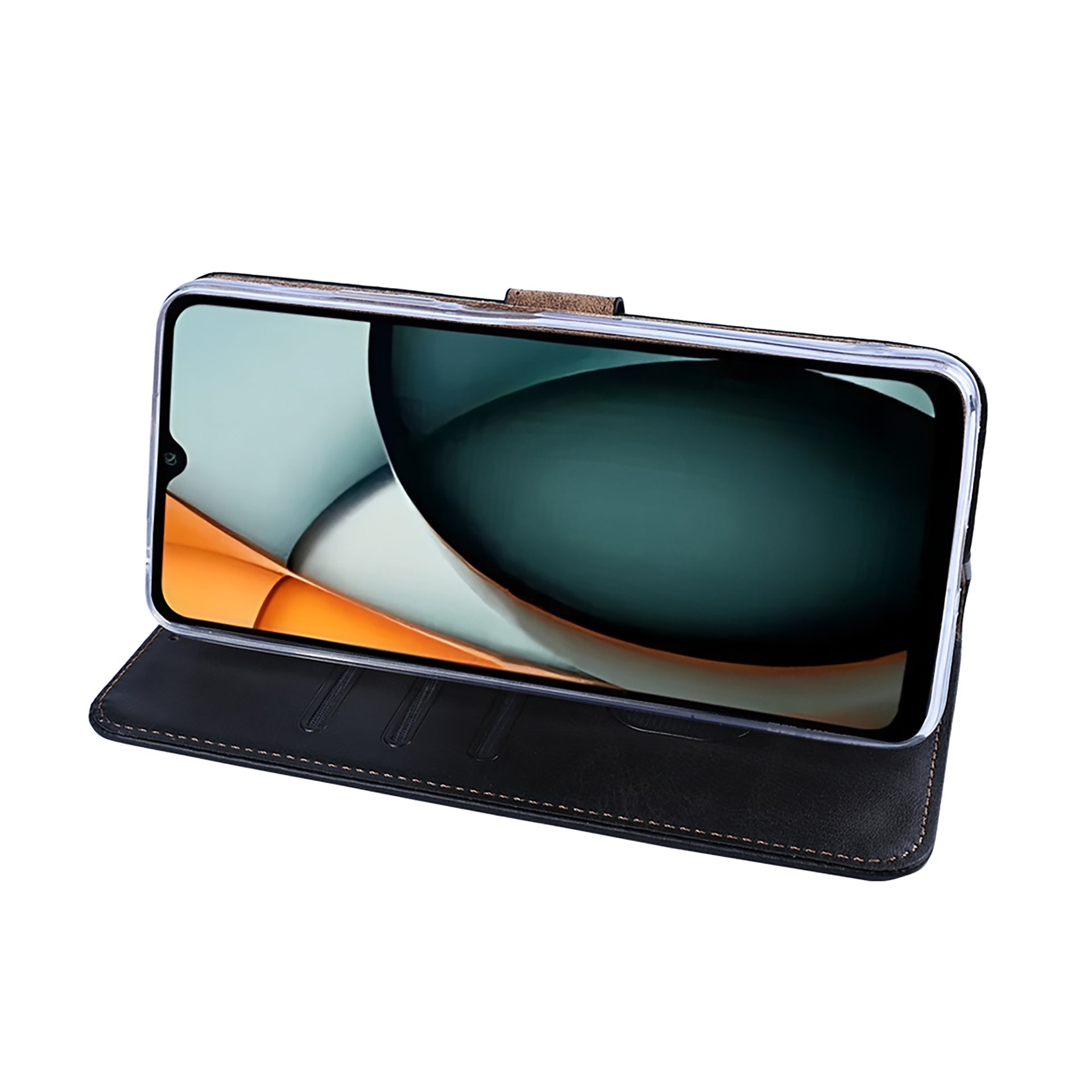 Rixus Bookcase For Xiaomi Redmi A3 Black