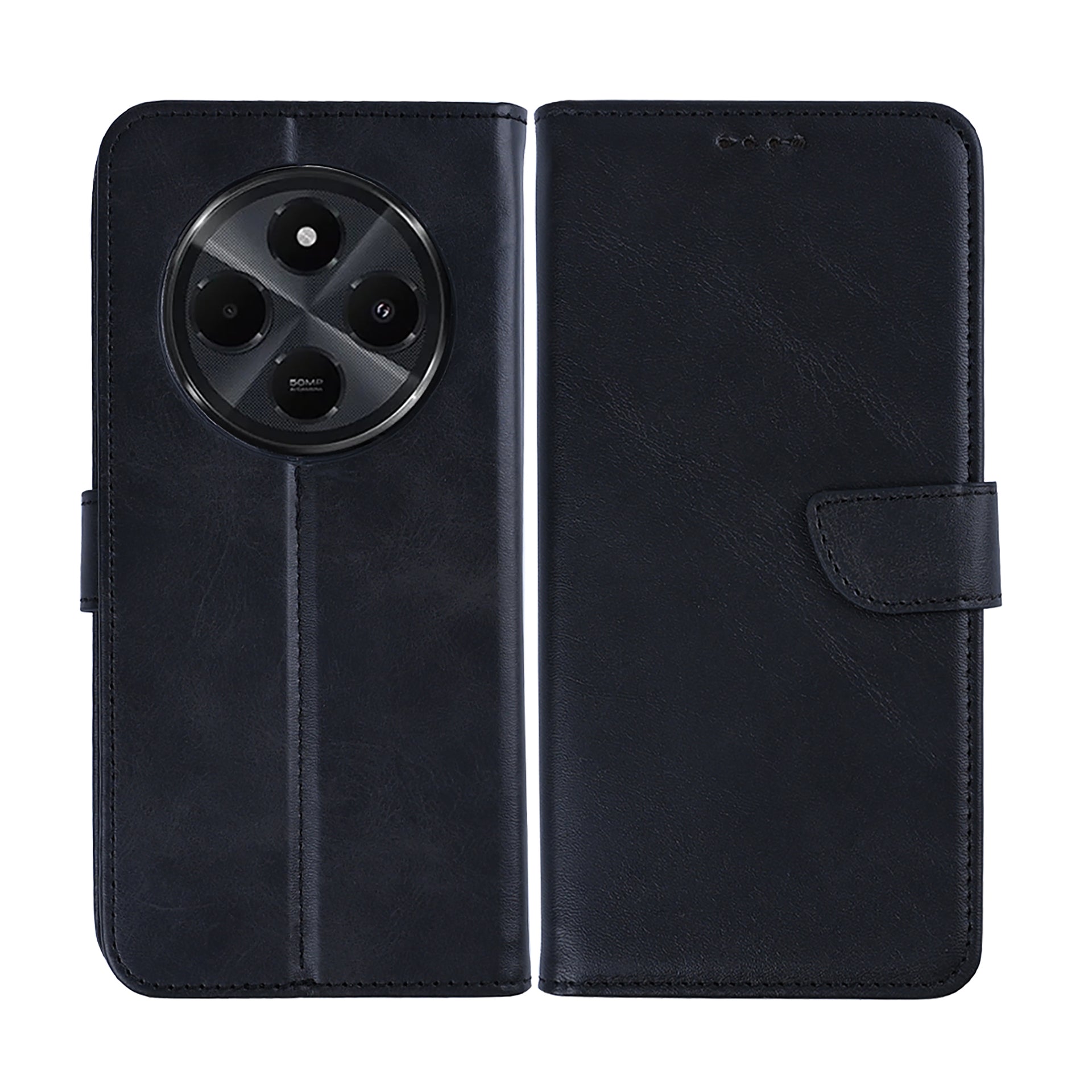 Rixus Bookcase For Xiaomi Redmi A4 Black
