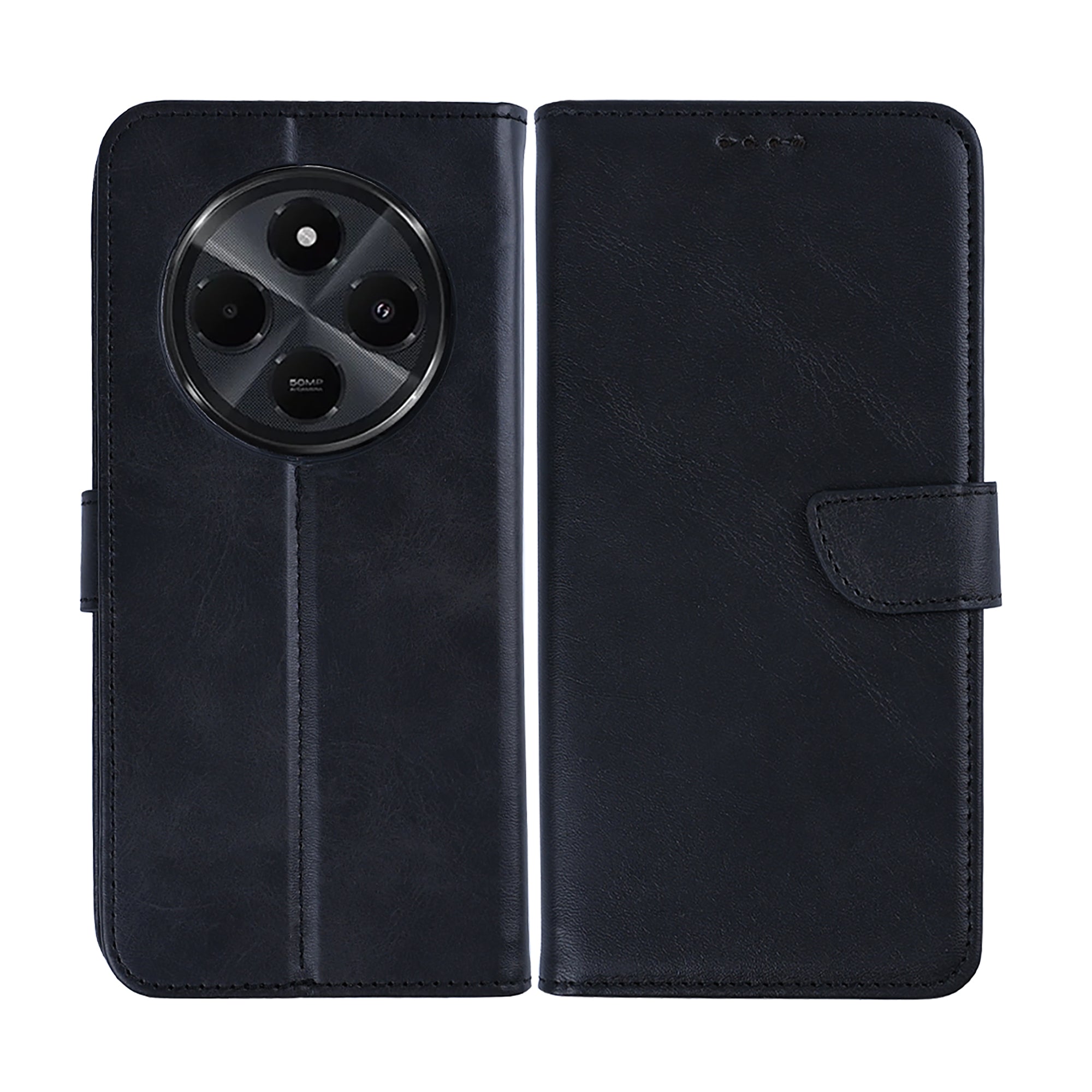 Rixus Bookcase For Xiaomi Redmi A4 Black